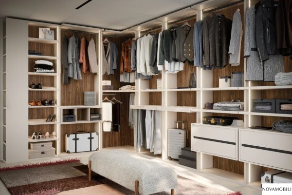 cabina armadio ad angolo