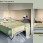 Camerette a ponte 5 cameretta con letto a scomparsa