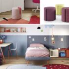 Complementi per cameretta 7 Pouf porta libro