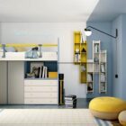 cameretta a castello con armadio