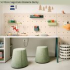 cameretta soppalco con scrivania