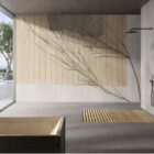 carta da parati bagno