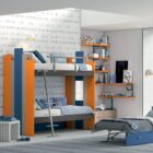 letto a castello con letto estraibile