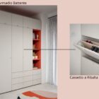 letto castello armadio