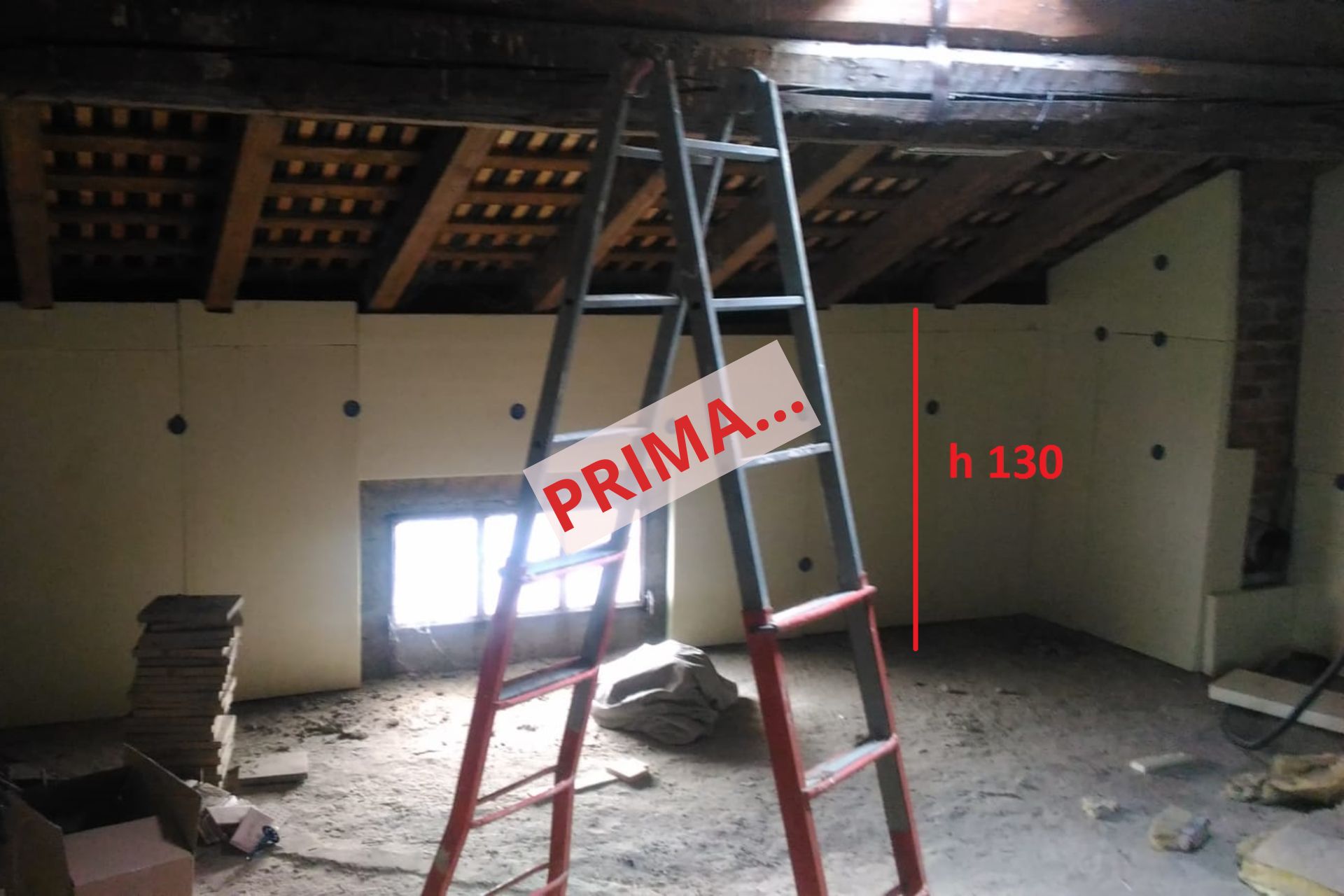 RILIEVO camera da letto mansarda RILIEVO camera da letto mansarda