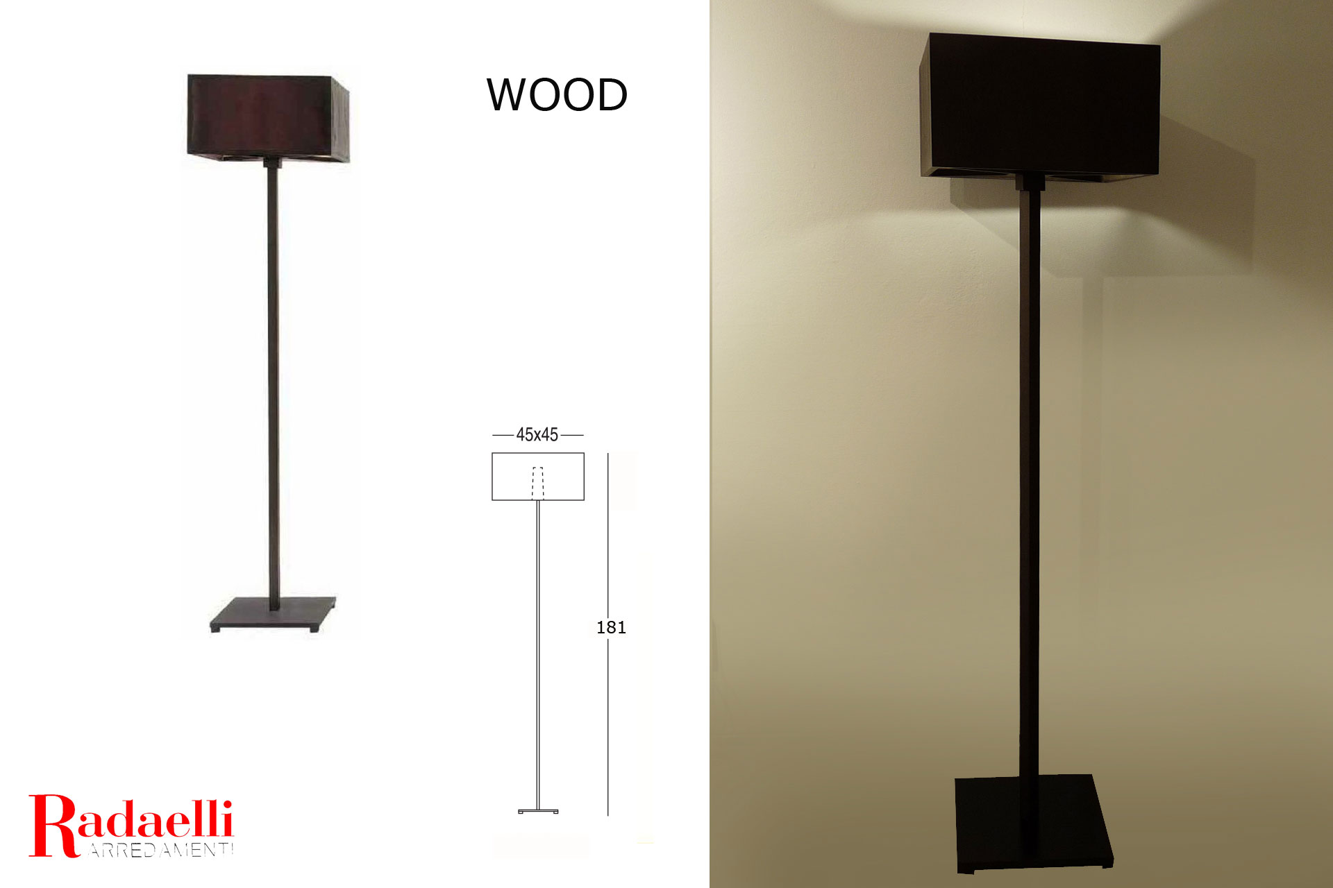 Lampada wood-penta