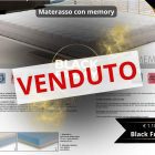 Materasso in Memory e Poliuretano Simam 1 Materasso con memory dimensioni 160 x 200 in offerta con sopra la scritta: "Venduto"