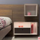 Contenitore pensile con cubotto laccato