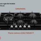 Piano cottura gas Grundig 2 Piano cottura da incasso Grundig