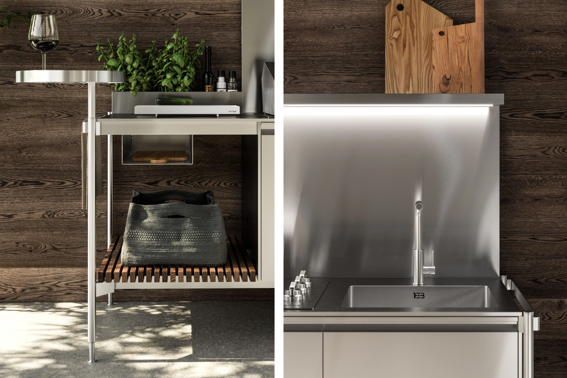 CUCINe da esterno in metallo