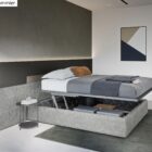 LETTI MATRIMONIALI CON CONTENITORE A TERRA