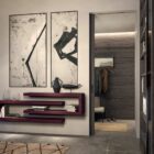 Elementi progettuali 7 mensole ingresso