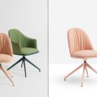 sedia da scrivania imbottita