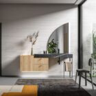 Mobili Bagno 2 specchiera bagno semicircolare