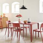 Sedia senza braccioli colorata