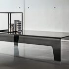 Tavolo da salotto rettangolare vetro