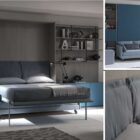 Utili pratici e salvaspazio 12 letto abbattibile con divano