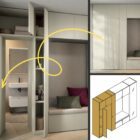 Utili pratici e salvaspazio 11 ponte sopra porta