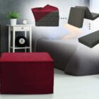 Utili pratici e salvaspazio 7 pouf materassino