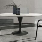 tavoli ovali basamento