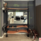 Ingresso Porada 2 Immagine con dimensioni indicate dell'ingresso