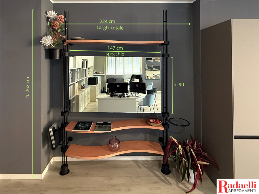 Immagine con dimensioni indicate dell'ingresso