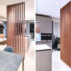 Divisorio ottico per ambienti 2 pannelli divisori per interni