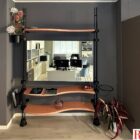 Ingresso Porada 3 Mobile per ingresso con mensole e specchio centrale