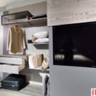 Cabina armadio Fimar 4 Cassettiera pensile con cassetti aperti