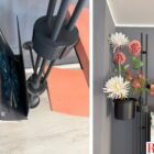 Ingresso Porada 5 Vaso con piante e porta riviste