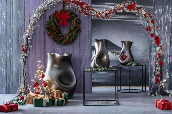 Vasi Malamocco con decorazioni natalizie