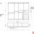 dimensioni armadio fimar strip