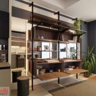 Arrital Vertical libreria divisoria cucina soggiorno