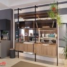 Vertical sistema con montanti in alluminio